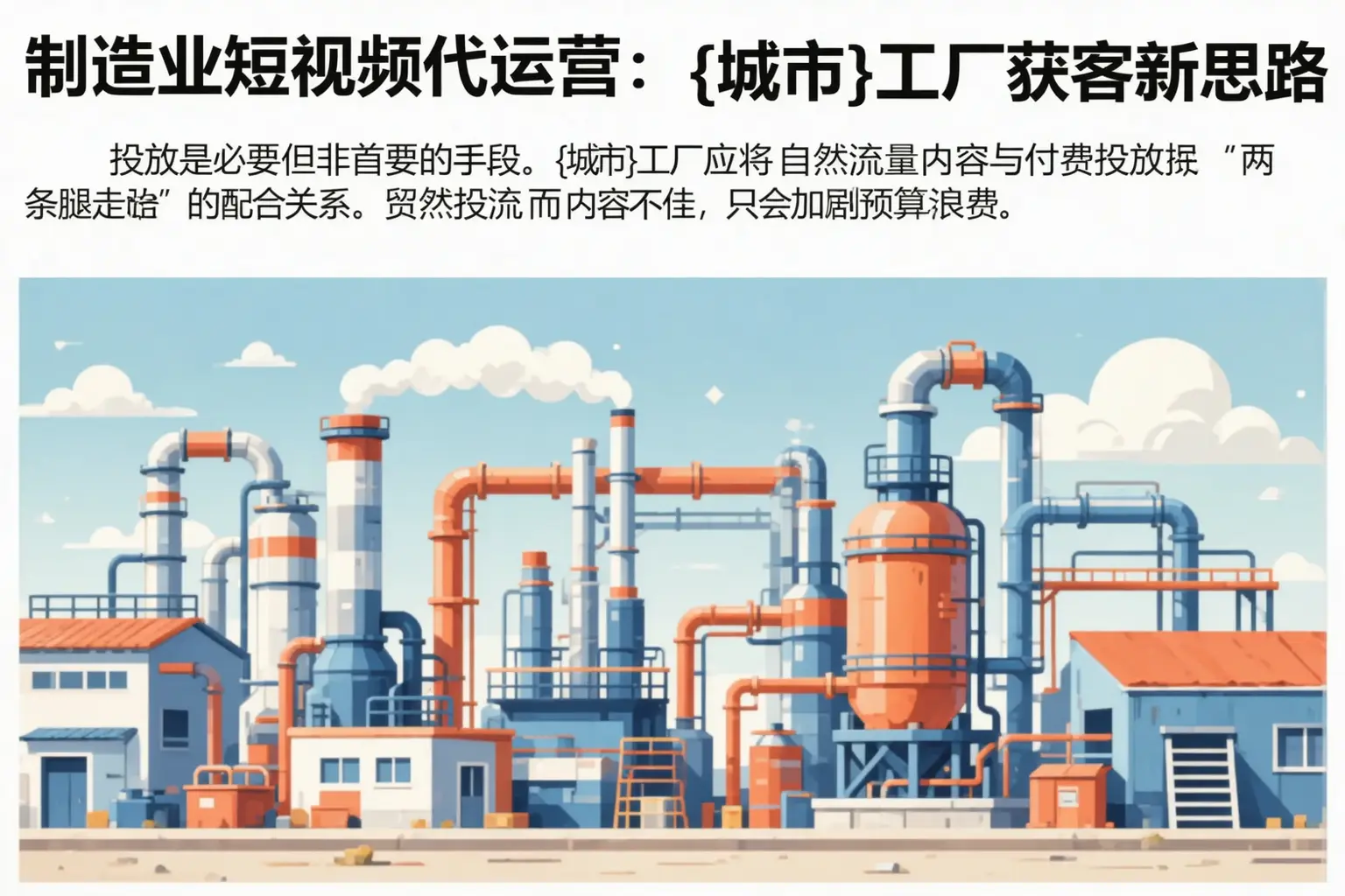 制造业短视频代运营:上杭工厂获客新思路